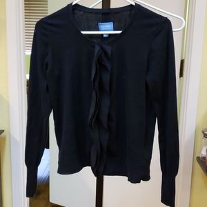 Simply Vera Wang Black Cardigan L